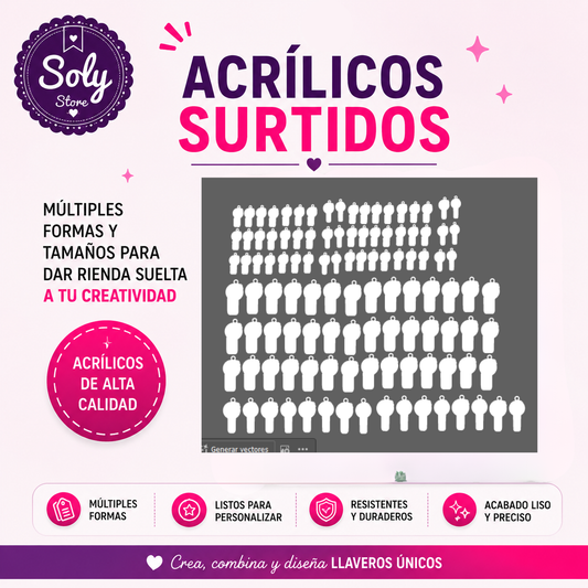 PACK EMPRENDEDOR ACRÍLICO + DTF UV / KP-004