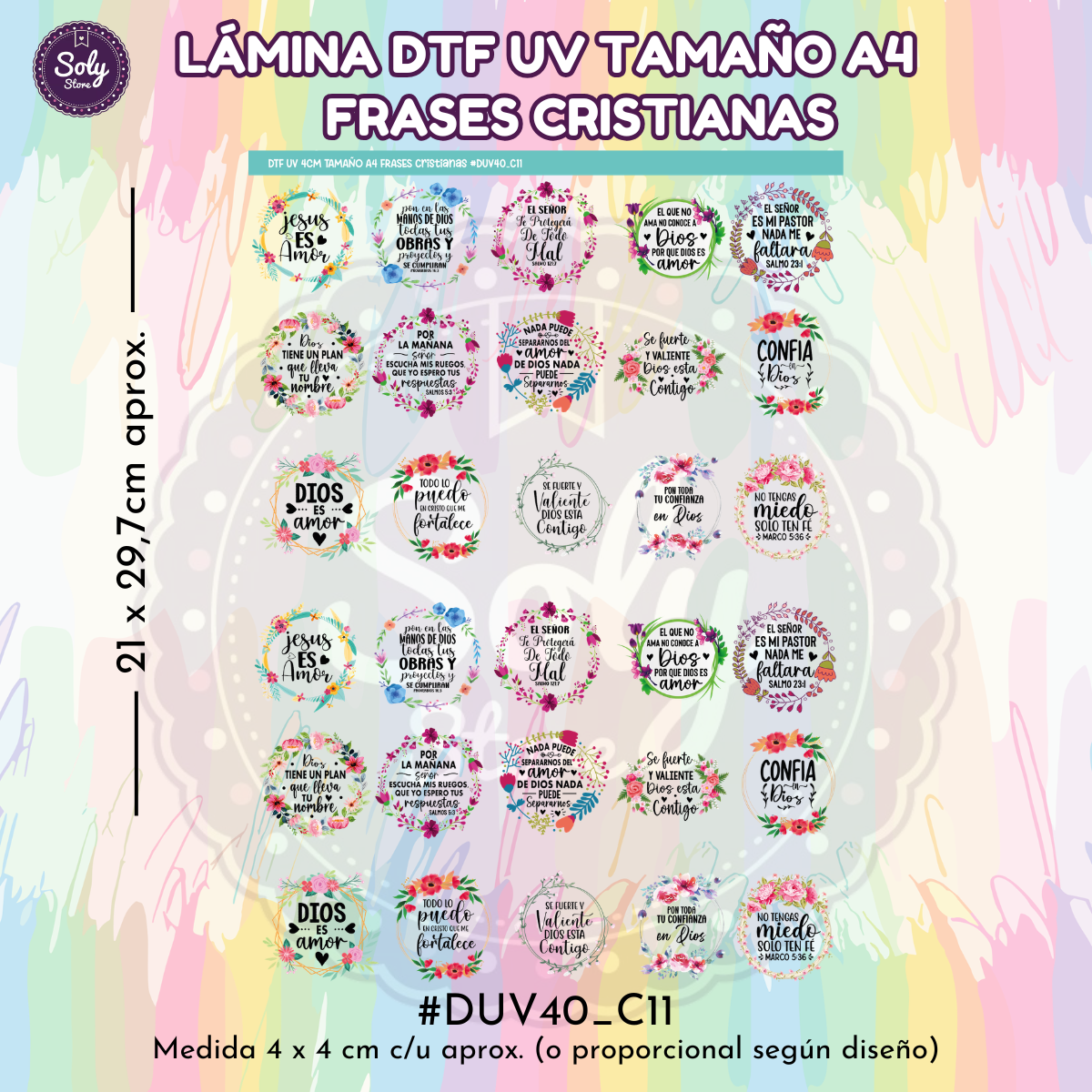 DTF UV FRASES CRISTIANAS #DTFUV40_C11