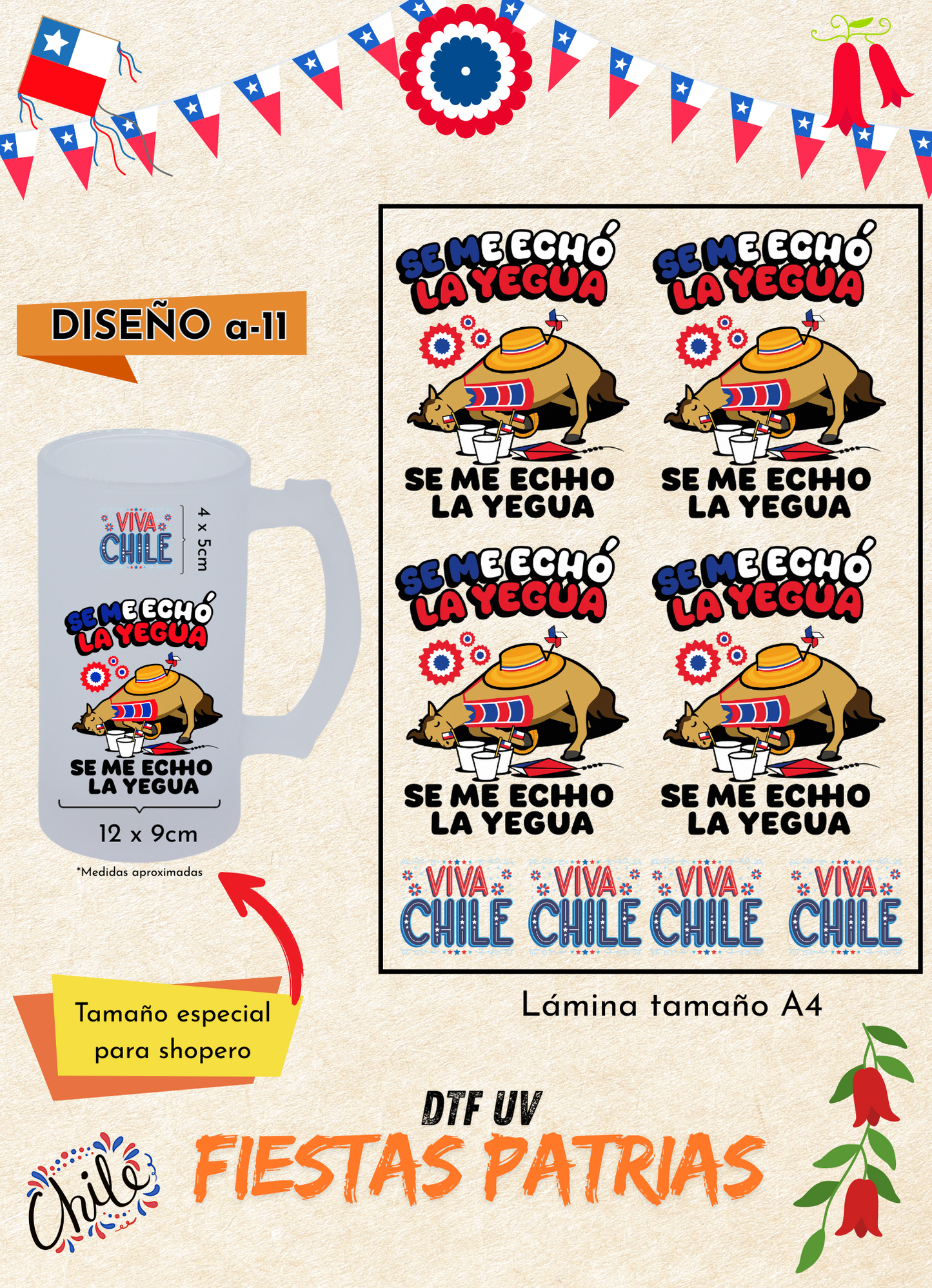 PACK DTF UV PARA FIESTAS PATRIAS #a_11