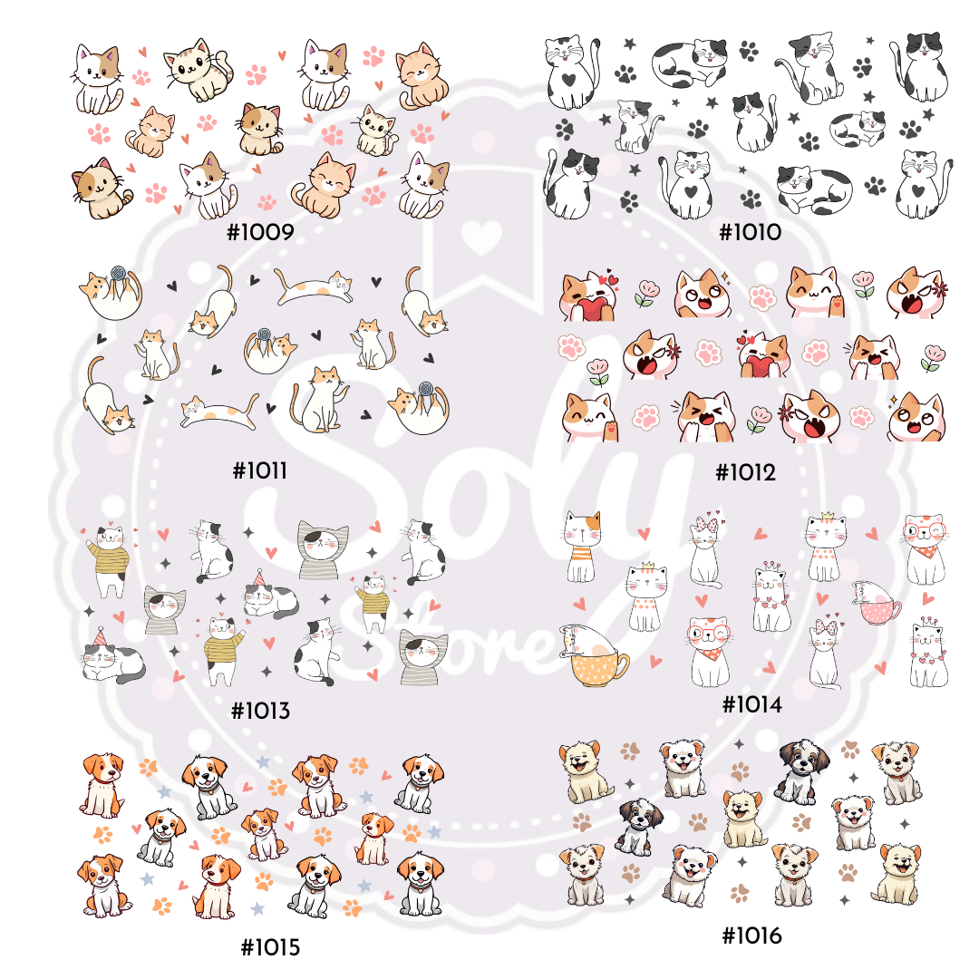 DTF UV #1009 AL #1016