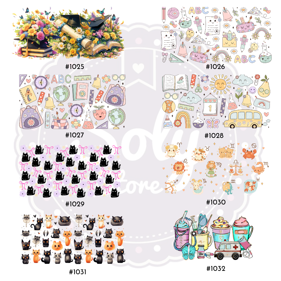 DTF UV #1025 AL #1032