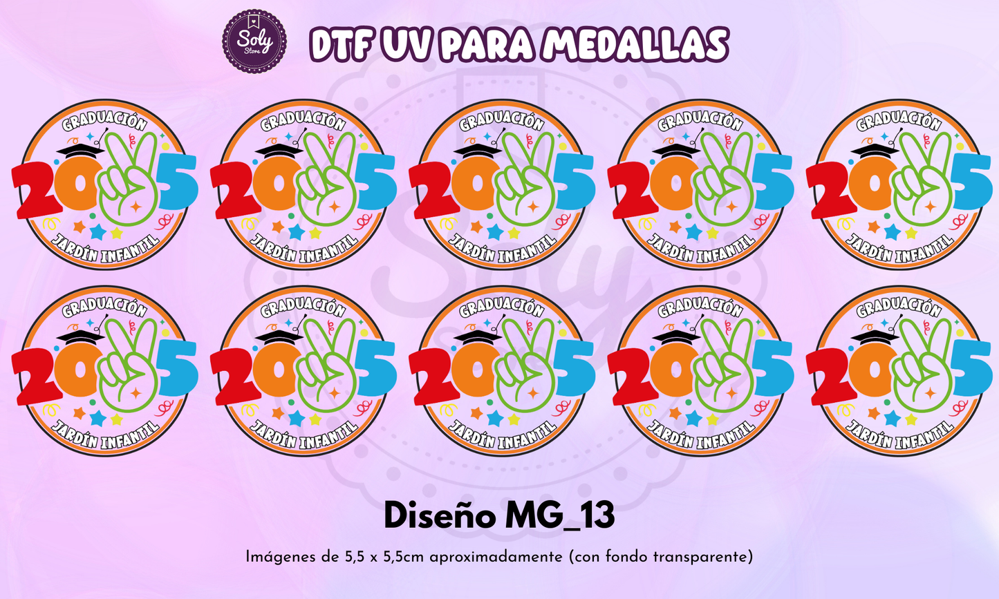 DTF UV para medallas (mg_13) jardin