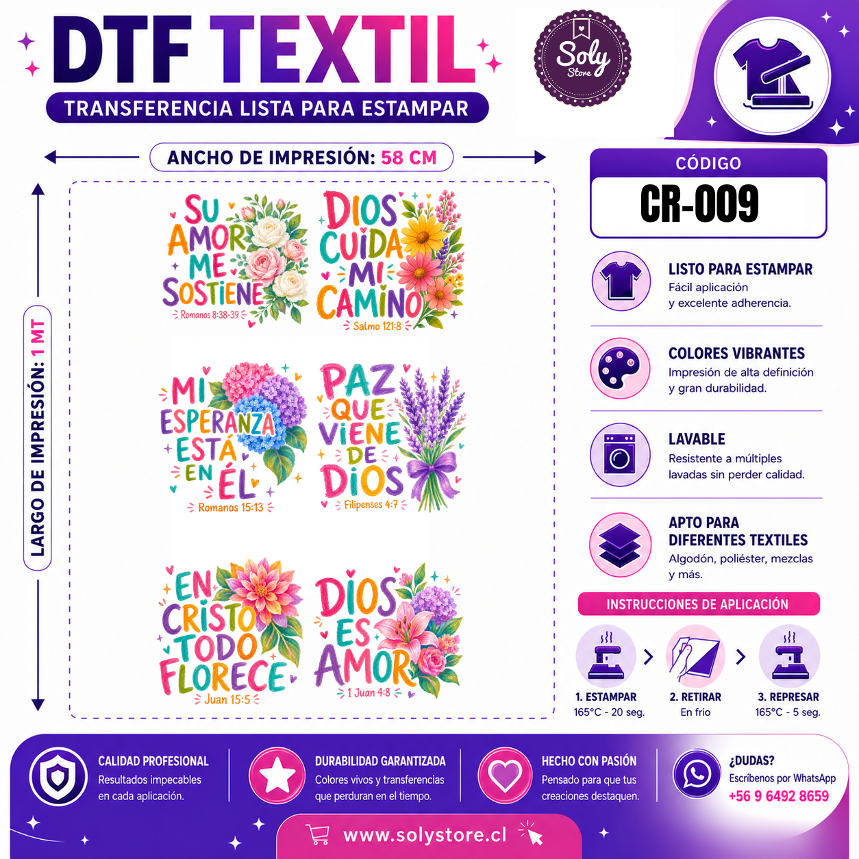 DTF TEXTIL - CRISTIANOS - #CR-009