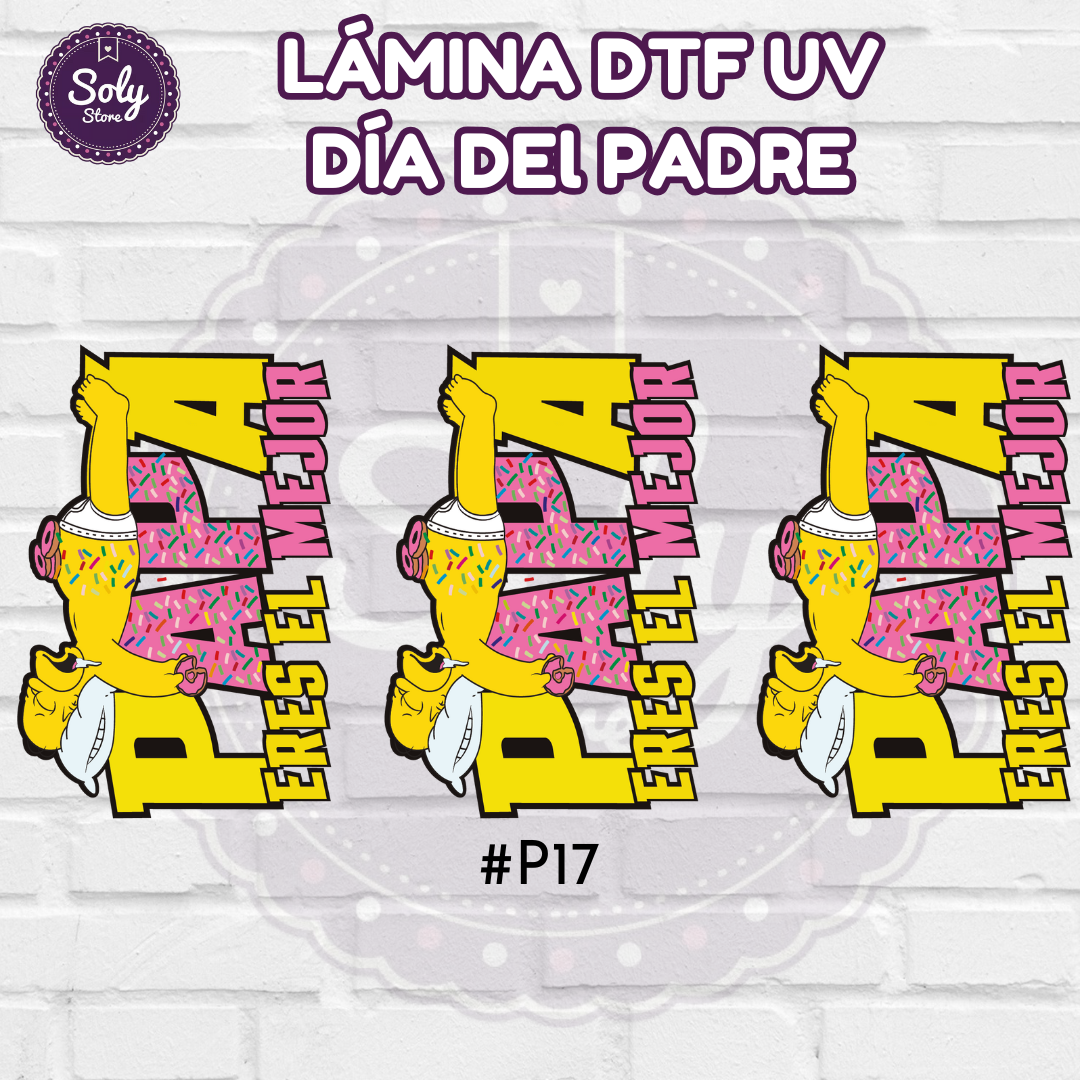 DTF UV DIA DEL PADRE - #P17