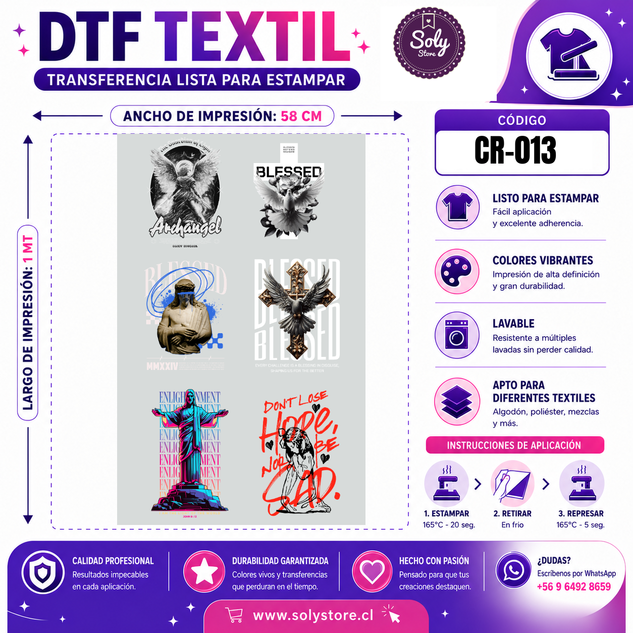 DTF TEXTIL - CRISTIANOS - #CR-013
