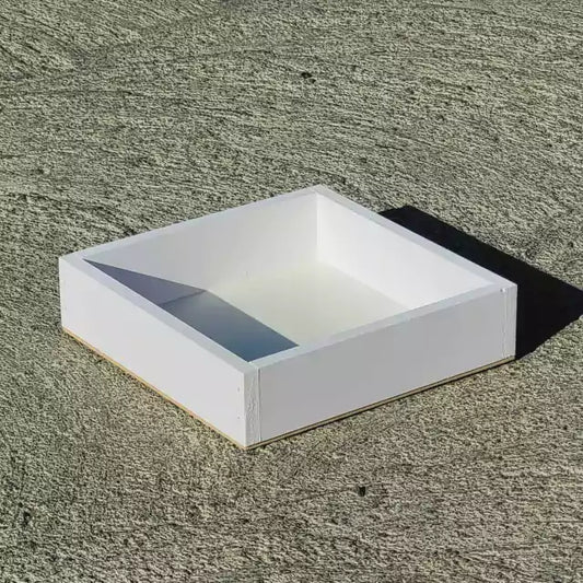 Bandeja PVC blanca 5 UNIDADES