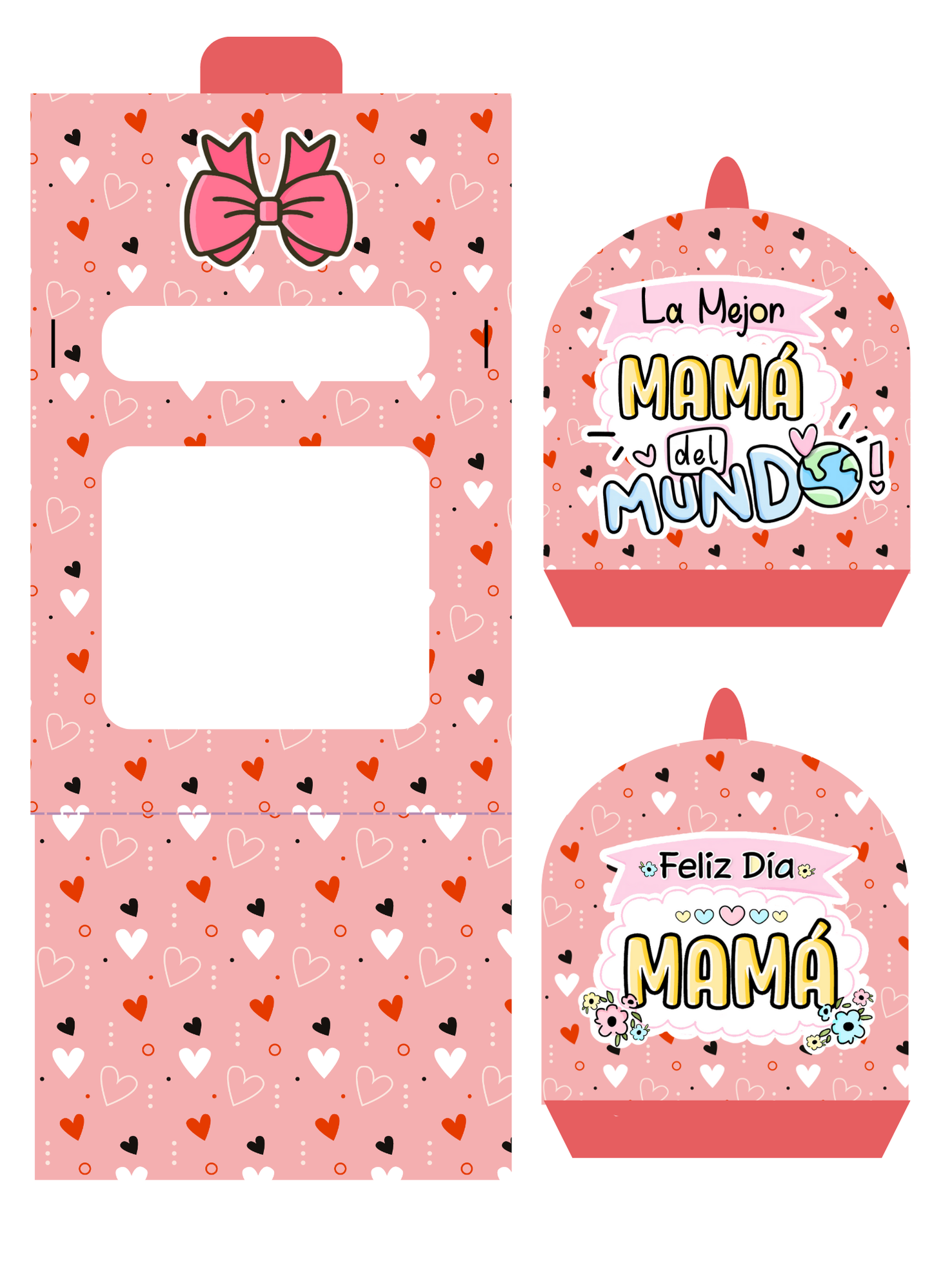 *Archivo Digital* Molde caja tipo cartera para tazas