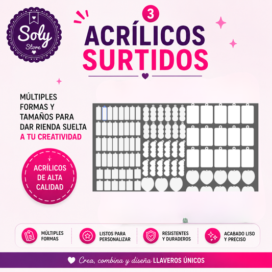 PACK EMPRENDEDOR ACRÍLICO + DTF UV / KP-002