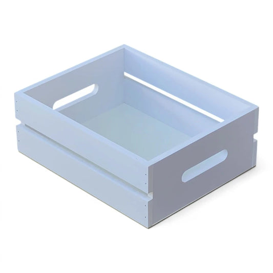 Canasta cerrada PVC blanca 5 UNIDADES