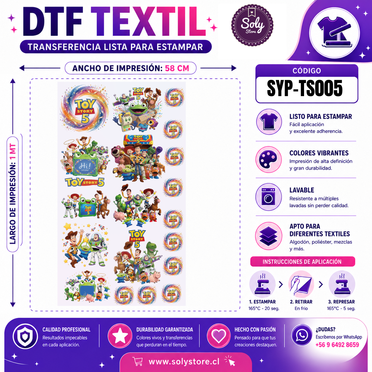 DTF TEXTIL - SERIES Y PELICULAS - #SYP-TS005