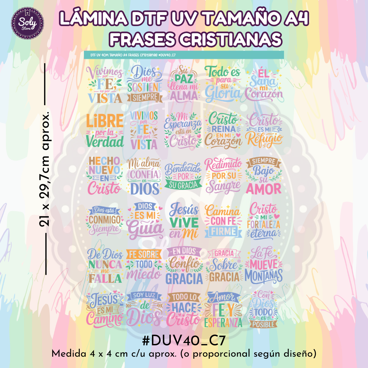 DTF UV FRASES CRISTIANAS #DTFUV40_C7