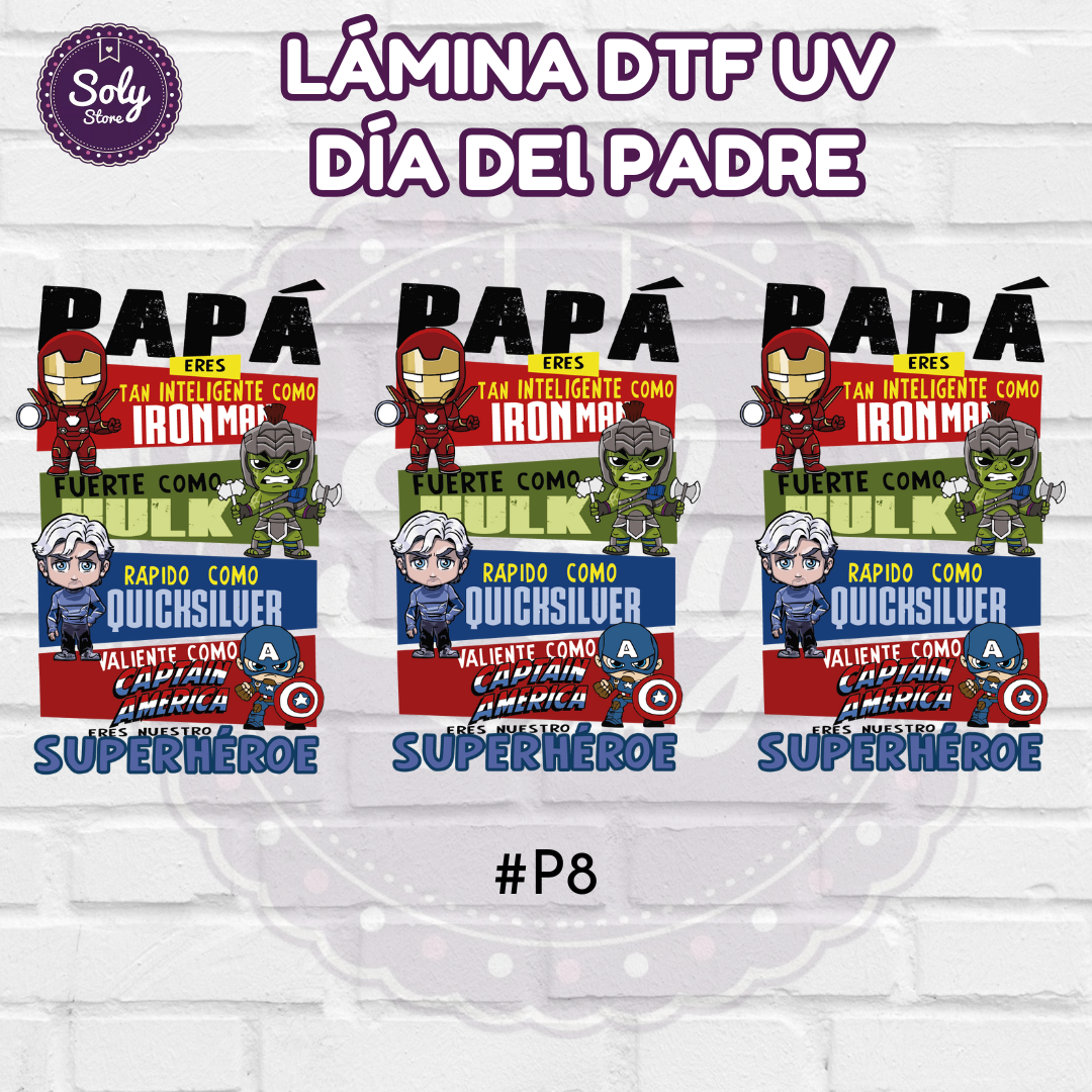 DTF UV DIA DEL PADRE - #P08