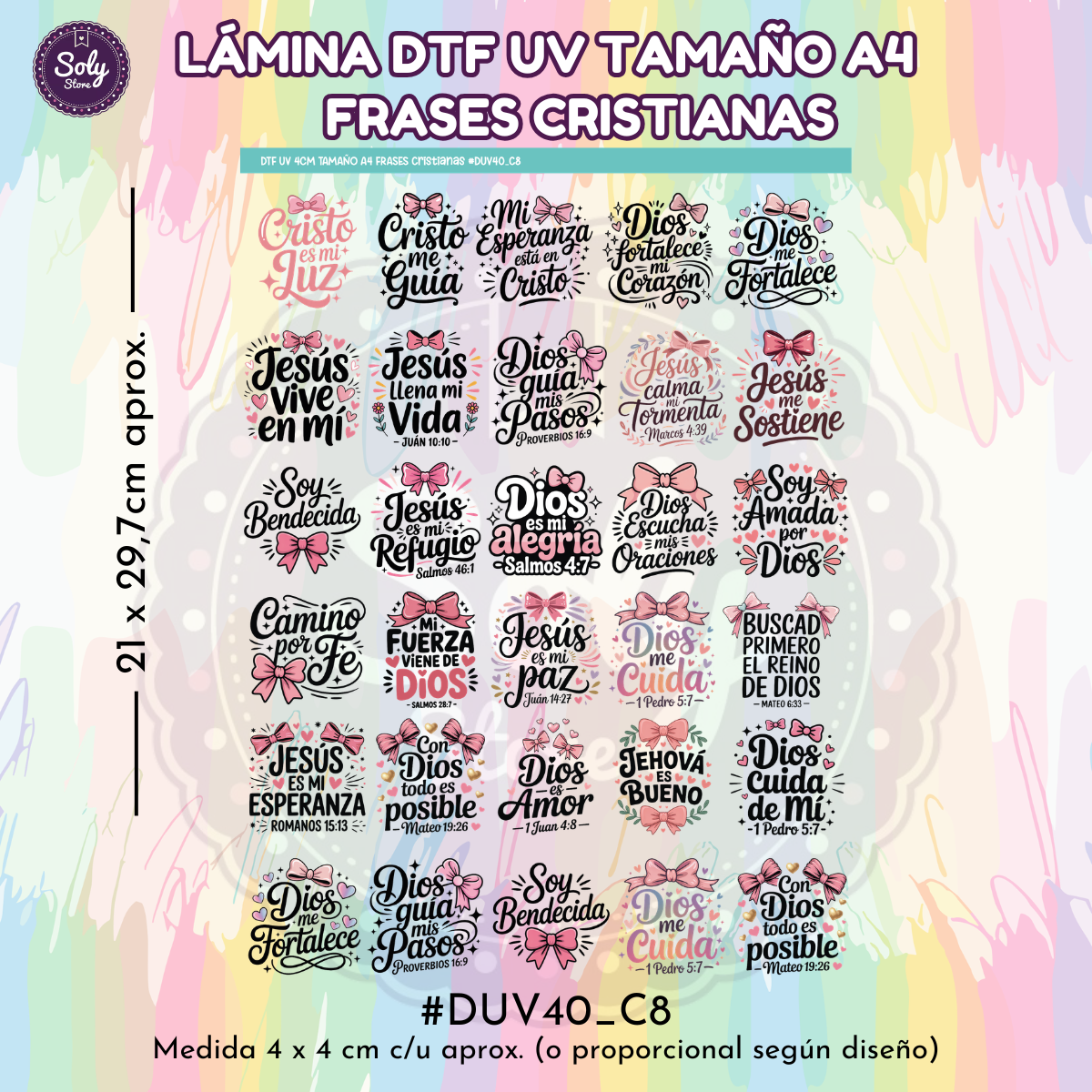 DTF UV FRASES CRISTIANAS #DTFUV40_C8