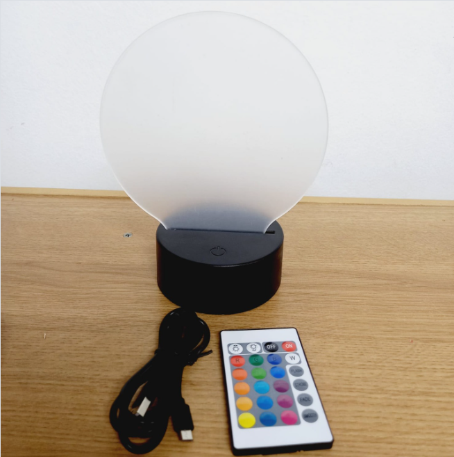 Lámpara led para personalizar