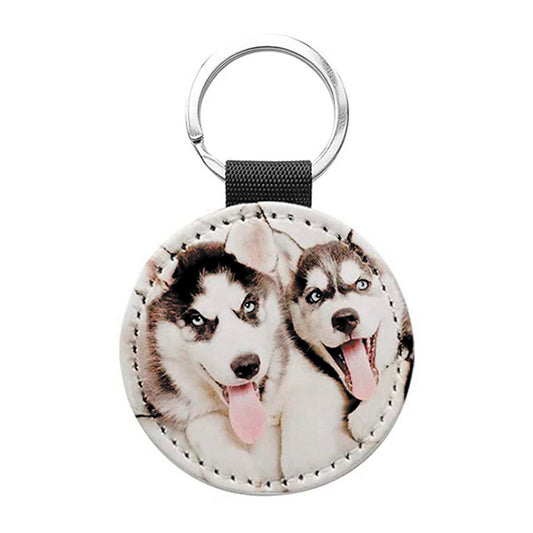 LLAVERO SUBLIMABLE SIMIL CUERO VARIOS DISEÑOS PACK 10UN