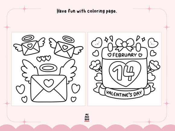 *Archivo Digital* Valentine 90's Love Libro para colorear