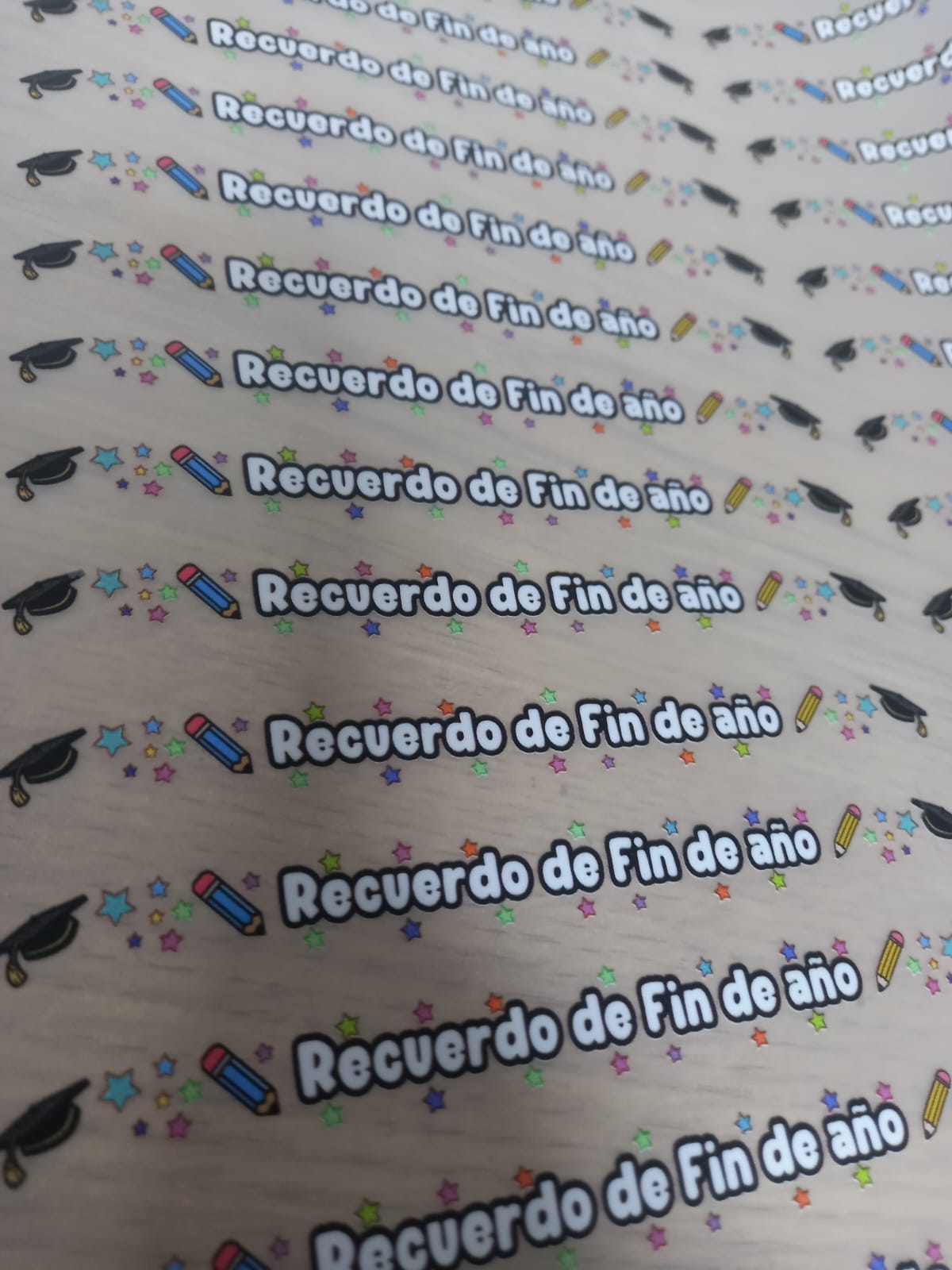DTF Textil - para medallas recuerdo de fin de año #04