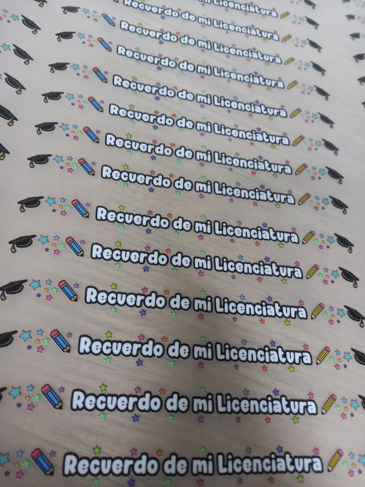 DTF Textil - para medallas recuerdo de mi licenciatura #03