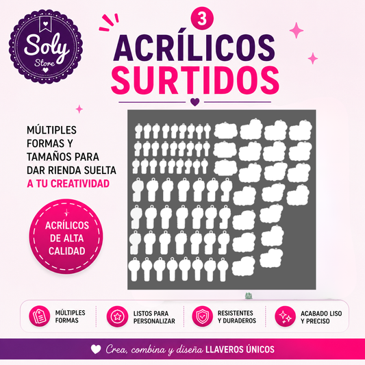 PACK EMPRENDEDOR ACRÍLICO + DTF UV / KP-003