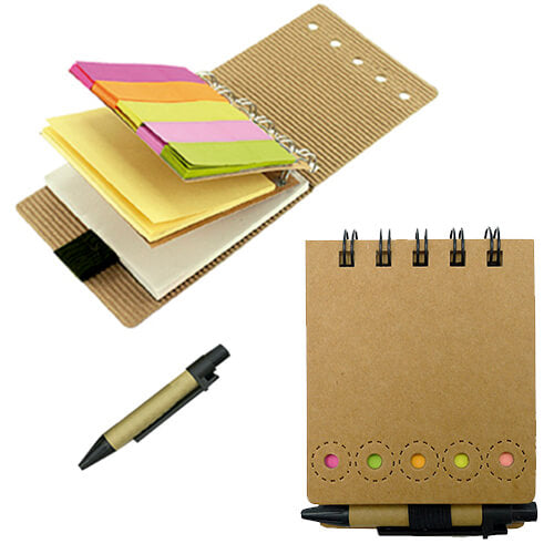 Mini libreta post it + lápiz para personalizar Pack 10 un