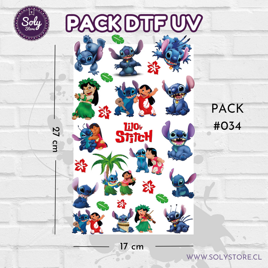 PACK DTF UV - #034