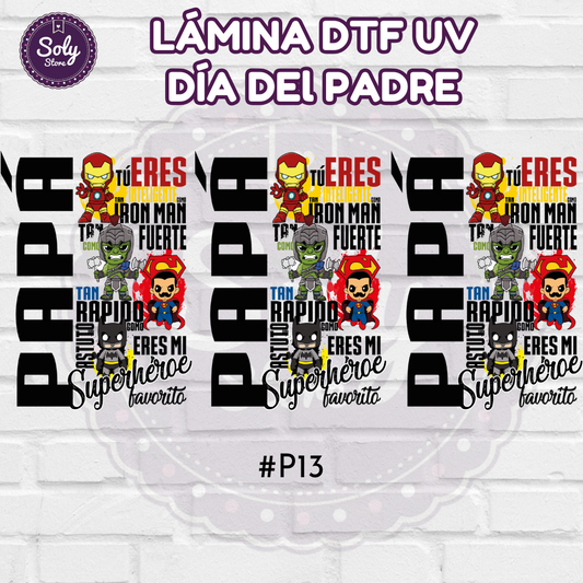 DTF UV DIA DEL PADRE - #P13