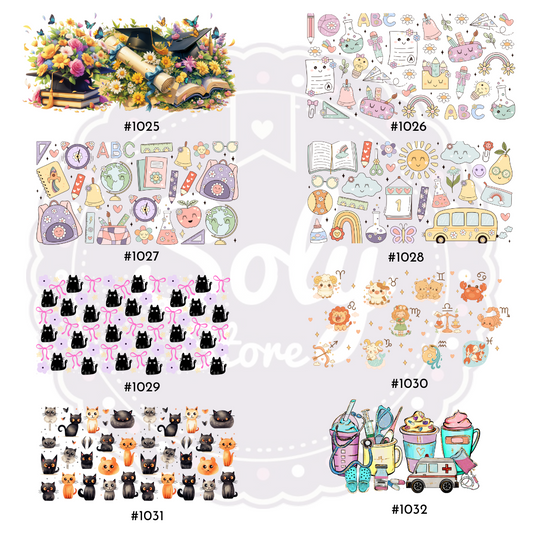 DTF UV #1025 AL #1032