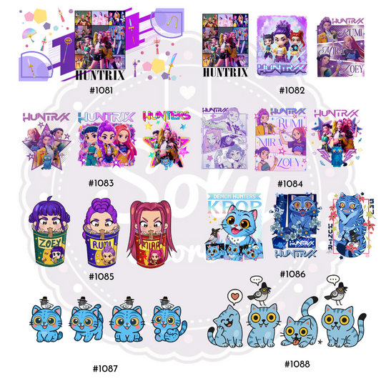 DTF UV #1081 AL #1088