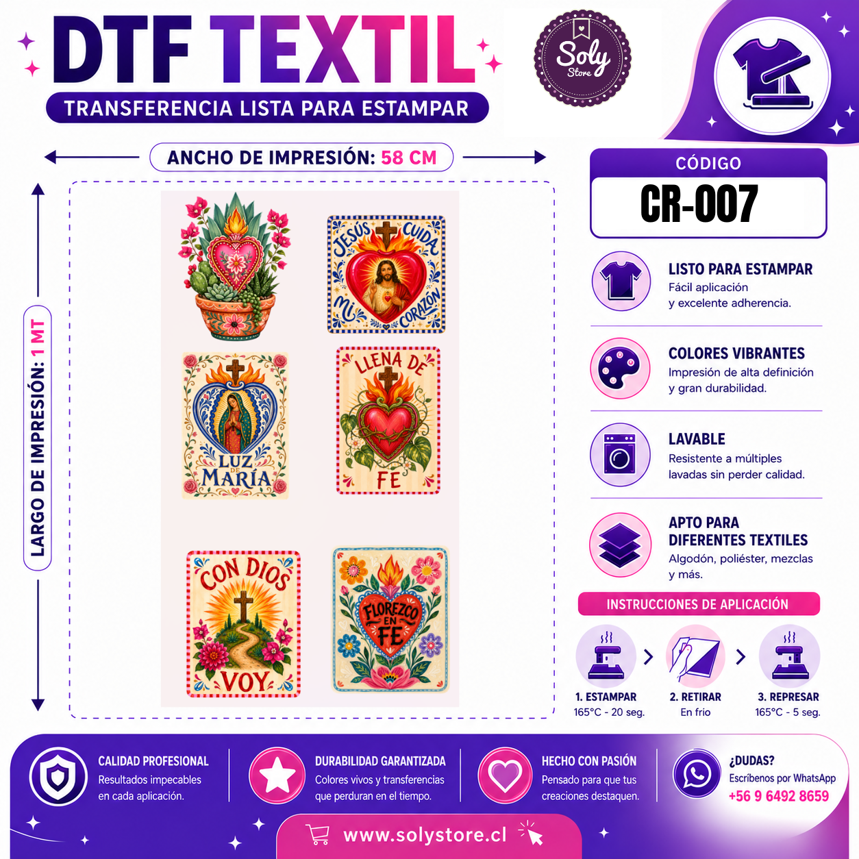 DTF TEXTIL - CRISTIANOS - #CR-007