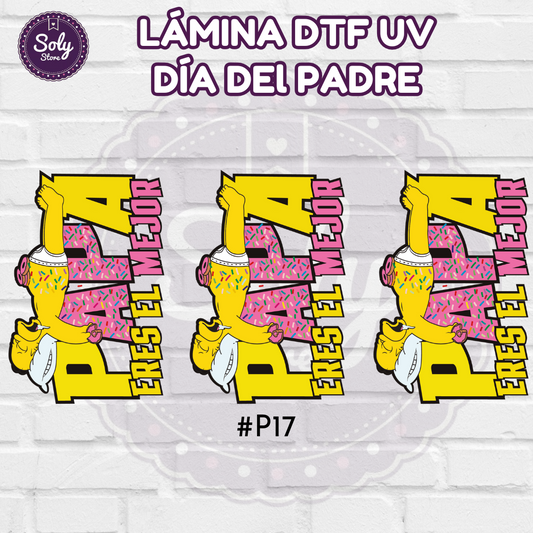 DTF UV DIA DEL PADRE - #P17