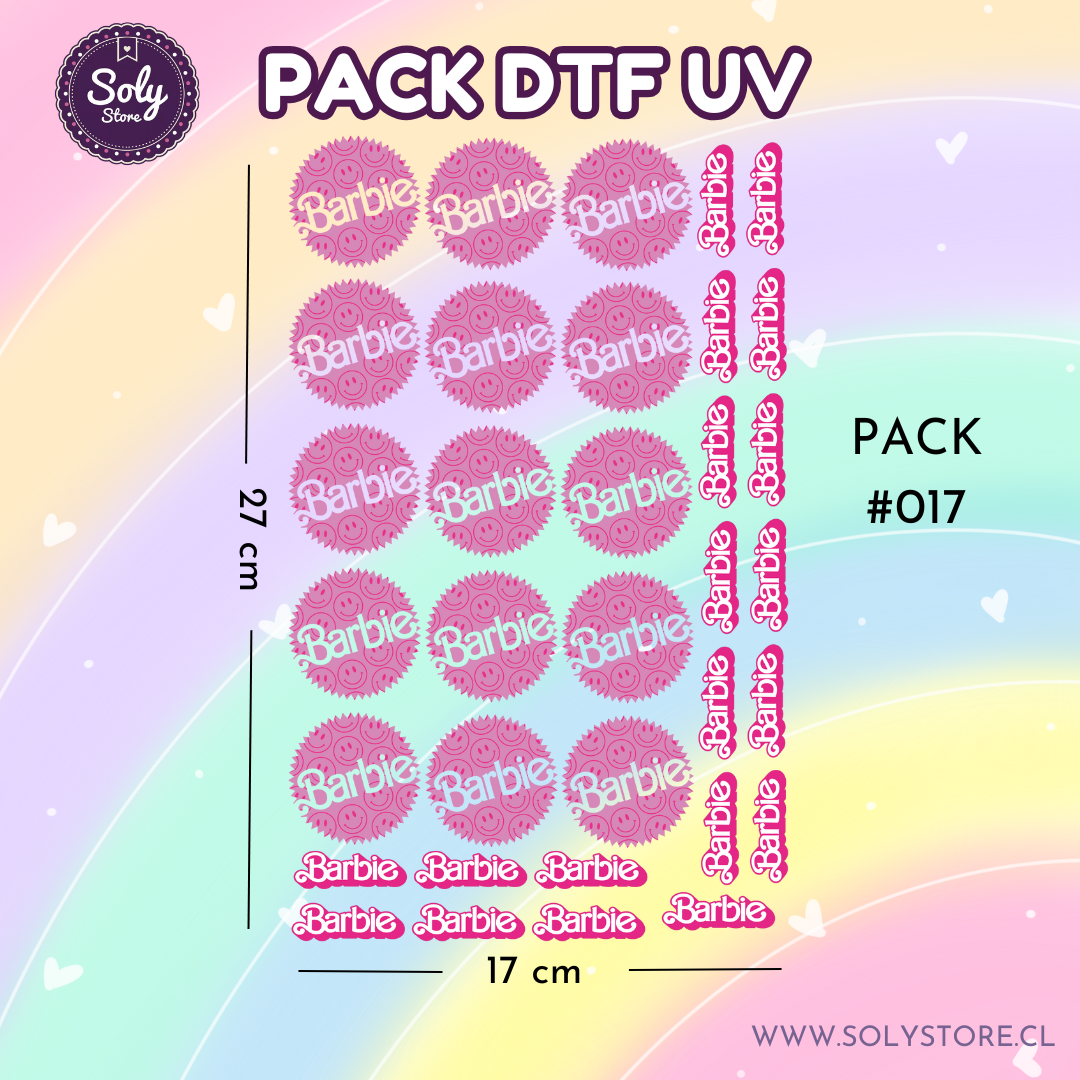 PACK DTF UV - #017