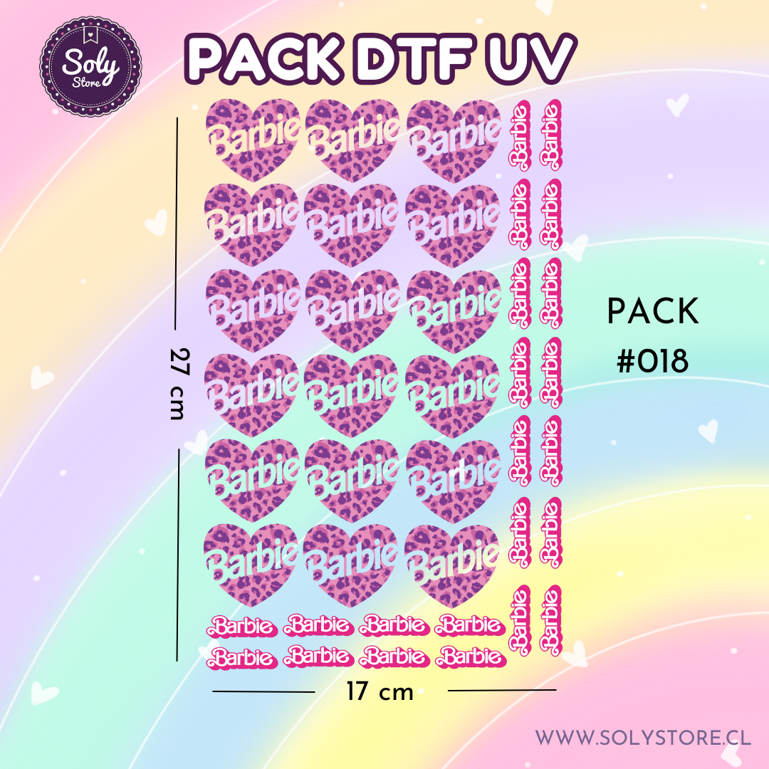 PACK DTF UV - #018