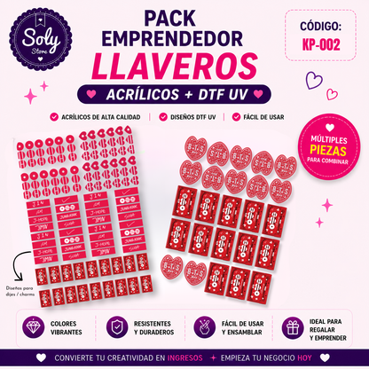 PACK EMPRENDEDOR ACRÍLICO + DTF UV / KP-002