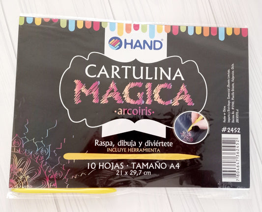 CARTULINA MÁGICA NEGRA