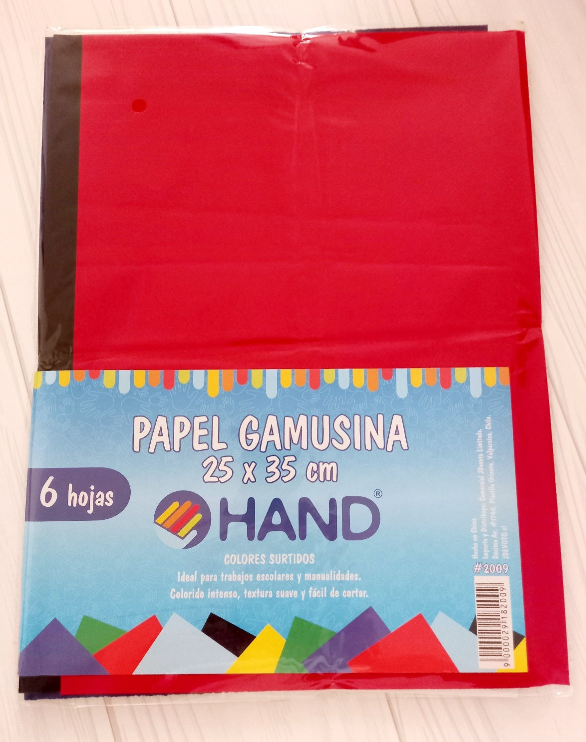 PAPEL GAMUSINA 6 HOJAS