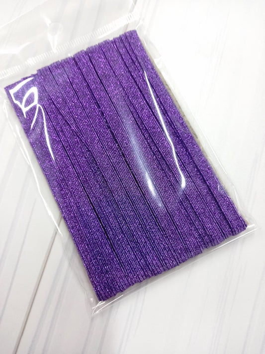 Elastico Glitter – Morado 5mt #32