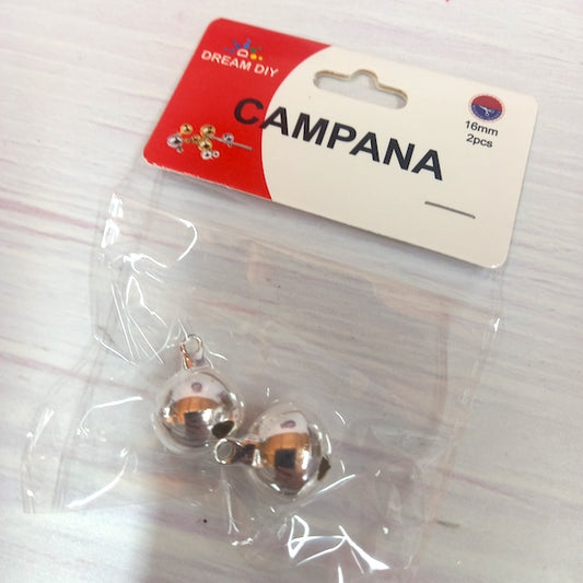 CASCABEL PLATEADO 16MM