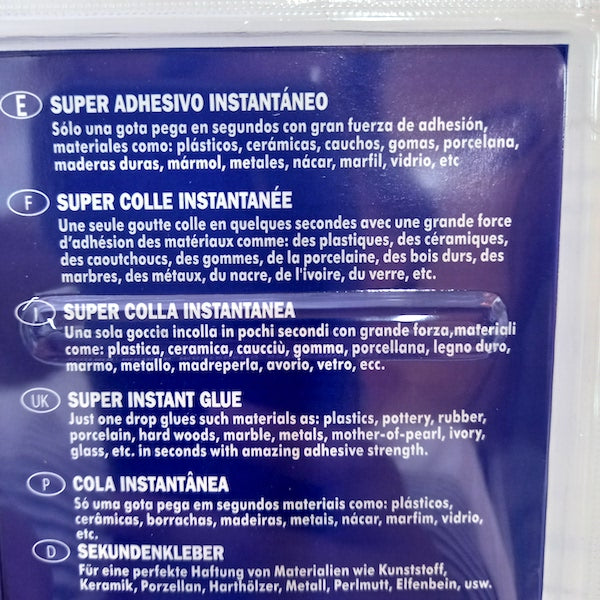 Adhesivo instantáneo 3g INSTANT