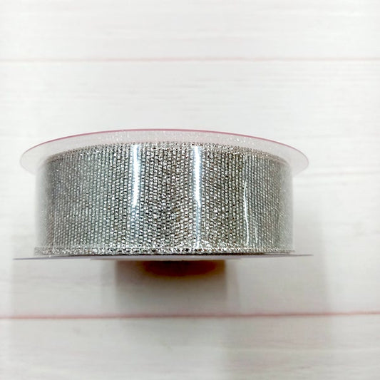CINTA POLIESTER 2,5CM X 18,2MT - PLATEADO