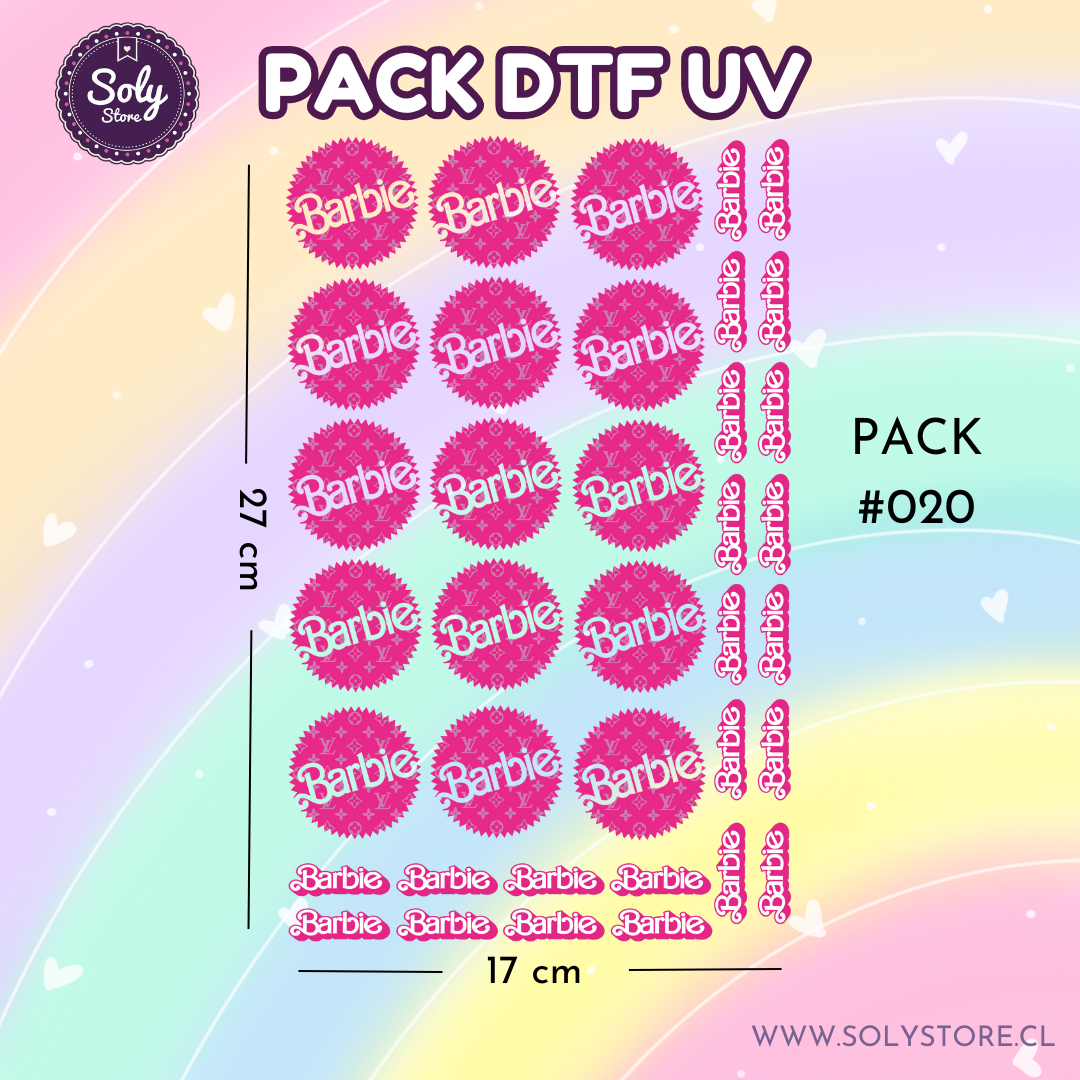 PACK DTF UV - #020