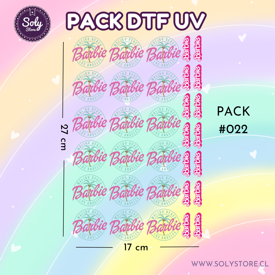 PACK DTF UV - #022