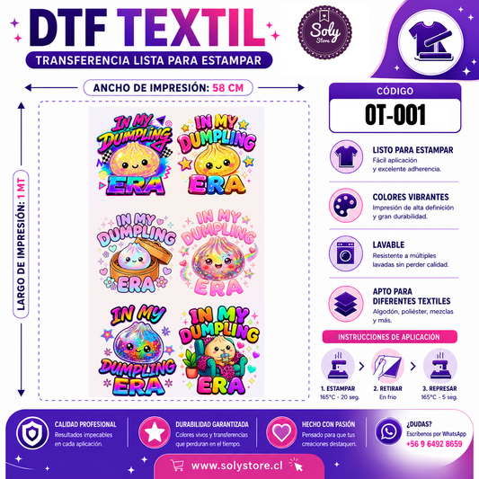 DTF TEXTIL - OTROS - #OT001