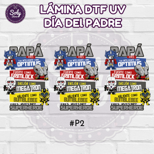 DTF UV DIA DEL PADRE - #P02