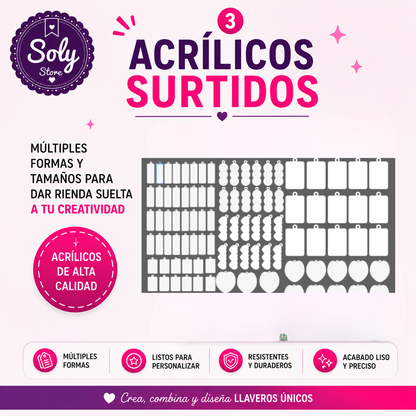 PACK EMPRENDEDOR ACRÍLICO + DTF UV / KP-002