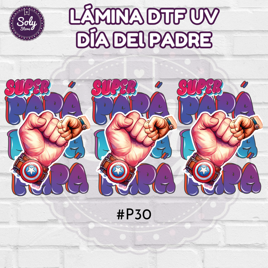 DTF UV DIA DEL PADRE - #P30