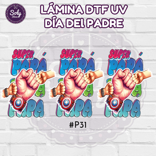 DTF UV DIA DEL PADRE - #P31