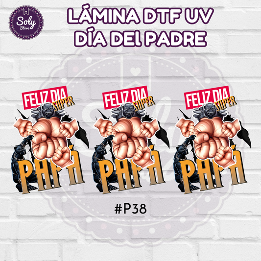 DTF UV DIA DEL PADRE - #P38