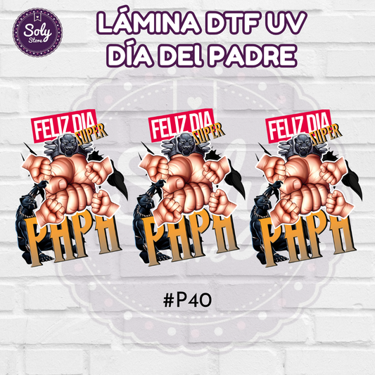 DTF UV DIA DEL PADRE - #P40