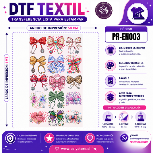 DTF TEXTIL - PROFESIONES - #PR-EN003