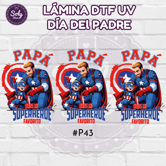 DTF UV DIA DEL PADRE - #P43